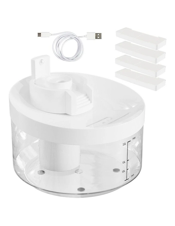 Pawz Automatic Sensor Pet Water Fountain Dog Dispenser 2.2L image 2