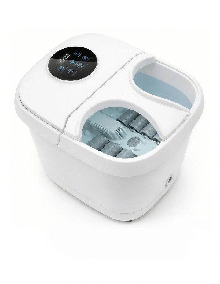 Spector Electric Foot Spa Massager Heated Bubble Foot Bath Pedicure Roller Spa image 1