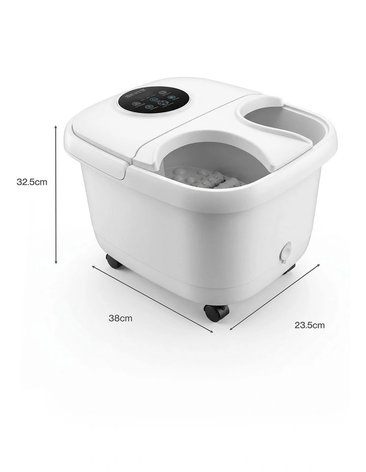 Spector Electric Foot Spa Massager Heated Bubble Foot Bath Pedicure Roller Spa image 3