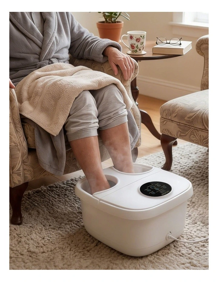 Spector Electric Foot Spa Massager Heated Bubble Foot Bath Pedicure Roller Spa image 7