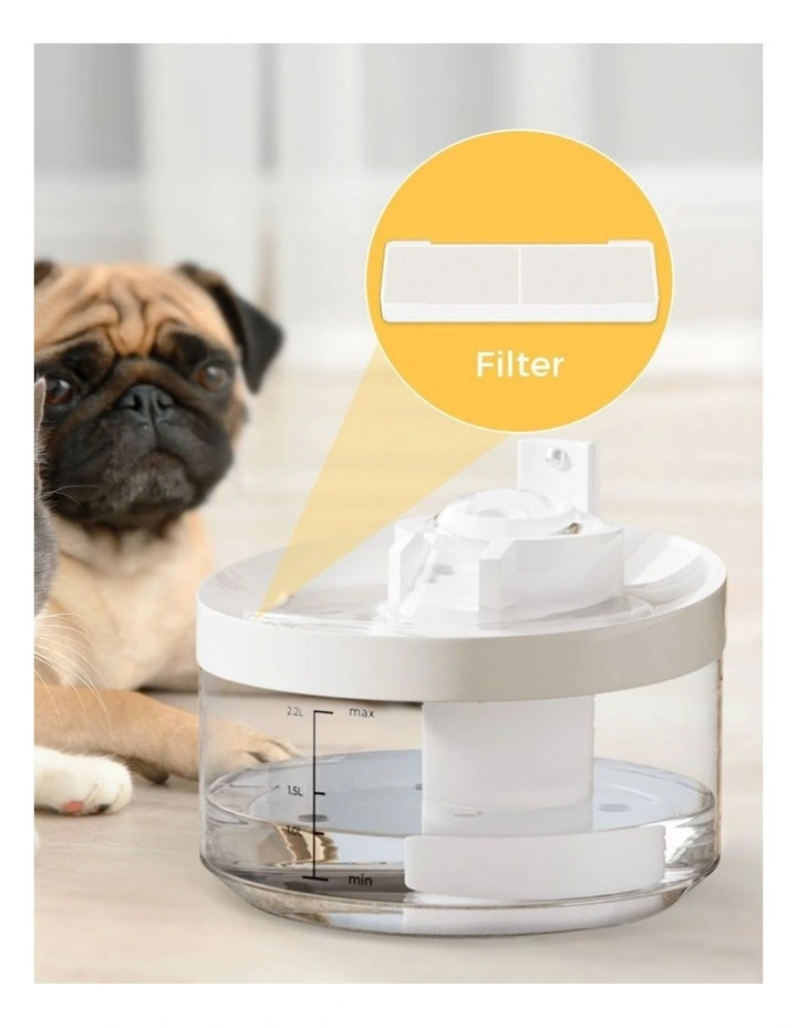 Pawz Pet Water Fountain 3x Activated Carbon Filter Cartridges image 7