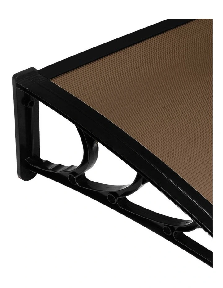 Mountview Window Door Awning Outdoor Sun Rain Shield Cover 1x2.4m image 4