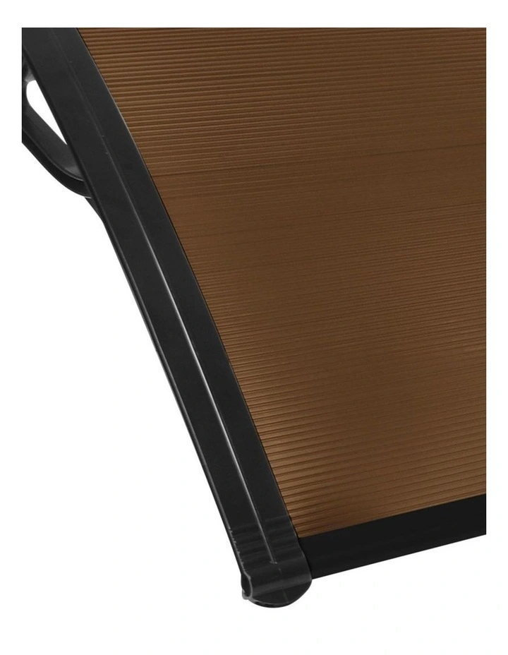 Mountview Window Door Awning Outdoor Sun Rain Shield Cover 1x2.4m image 5