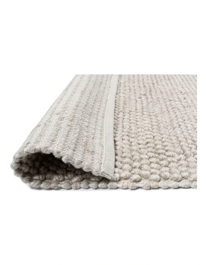 MISS AMARA AMAIA LIGHT GREY LOOPED INDOOR OUTDOOR RUG image 3