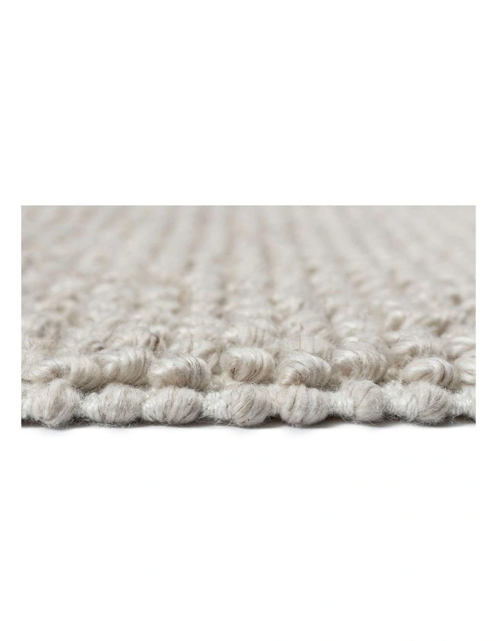 MISS AMARA AMAIA LIGHT GREY LOOPED INDOOR OUTDOOR RUG image 4