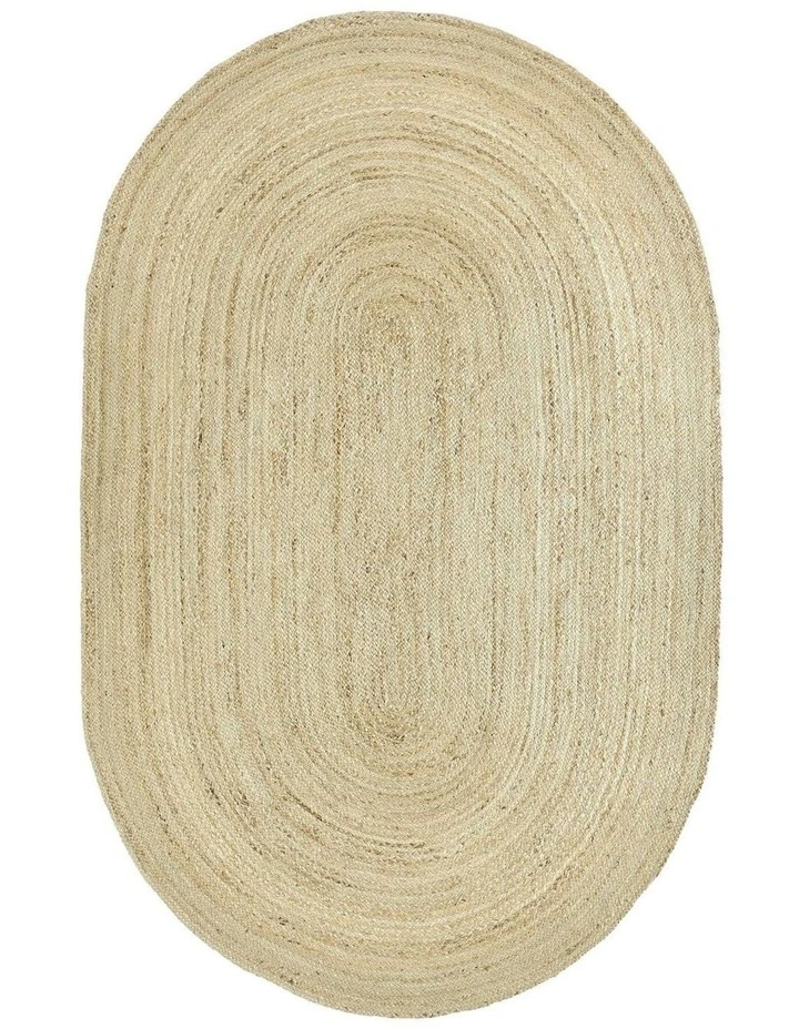 MISS AMARA AMBER NATURAL BRAIDED OVAL JUTE RUG image 1
