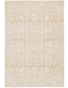 MISS AMARA ANAIS CREAM MEDALLION WASHABLE RUG