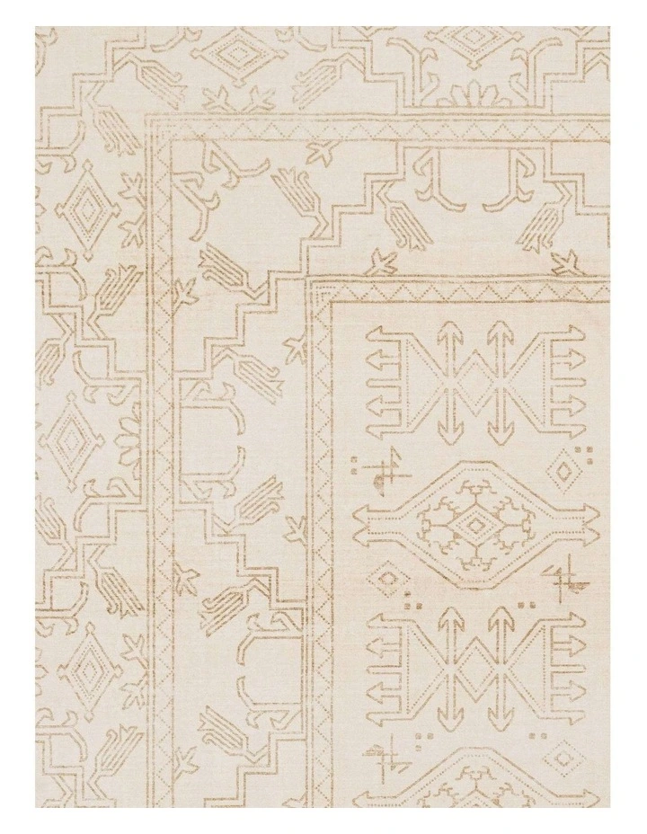 MISS AMARA  ANAIS CREAM MEDALLION WASHABLE RUG image 5