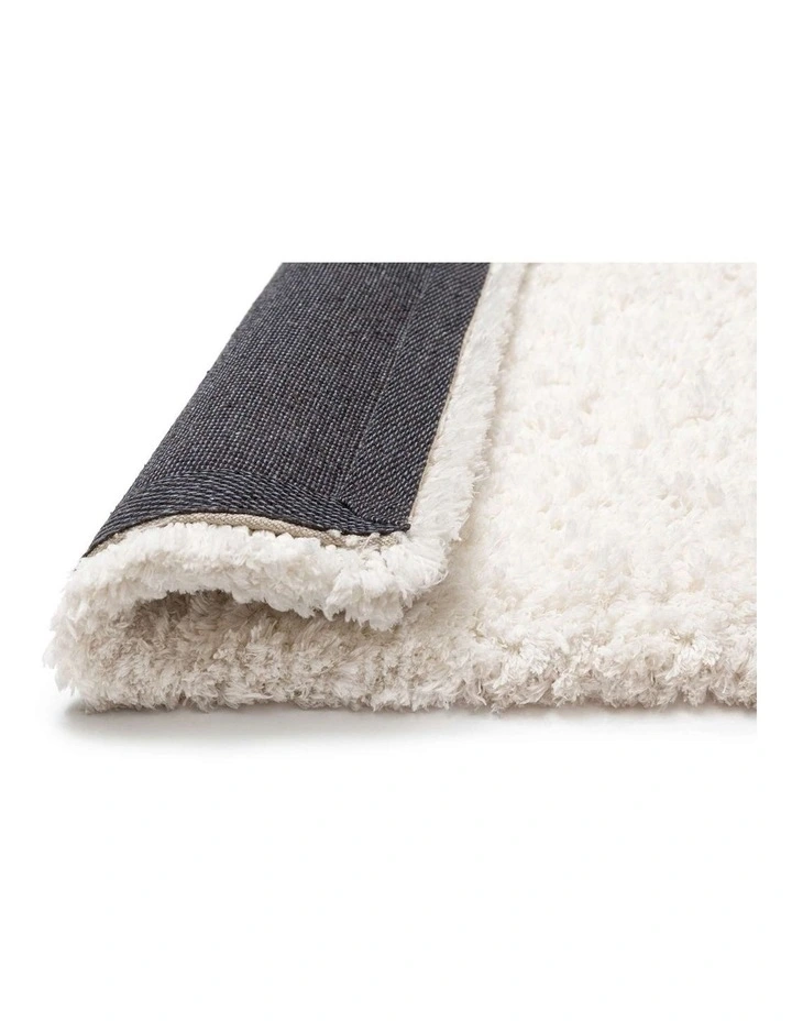 MISS AMARA ATHENA IVORY HANDMADE SHAG RUG image 3