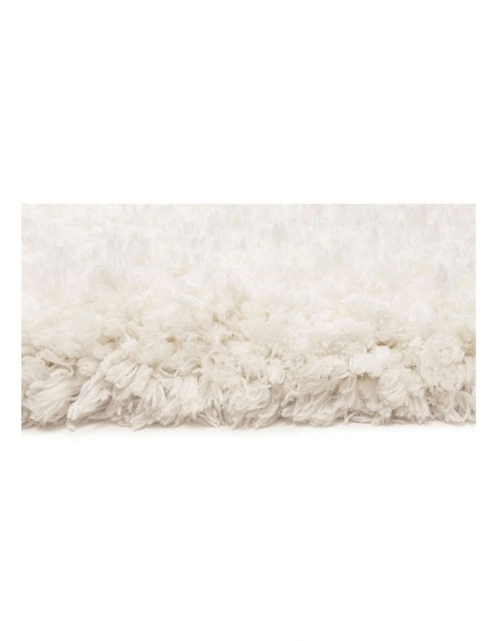 MISS AMARA ATHENA IVORY HANDMADE SHAG RUG image 4