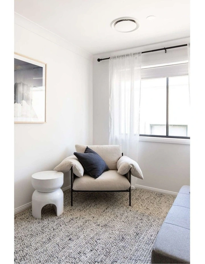 MISS AMARA  AZIZAH MARBLE GREY LOOPED WOOL RUG image 7