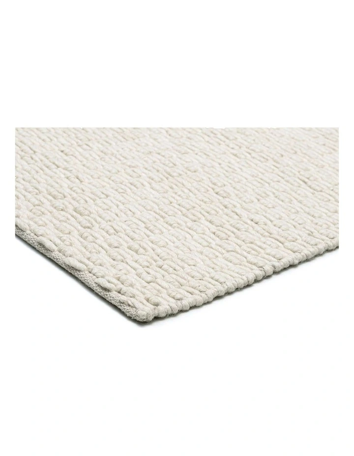 MISS AMARA BAMBI IVORY CHUNKY WOOL RUG image 2