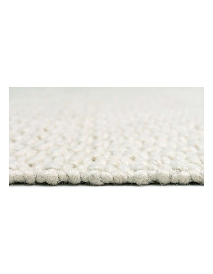 MISS AMARA BAMBI IVORY CHUNKY WOOL RUG image 4