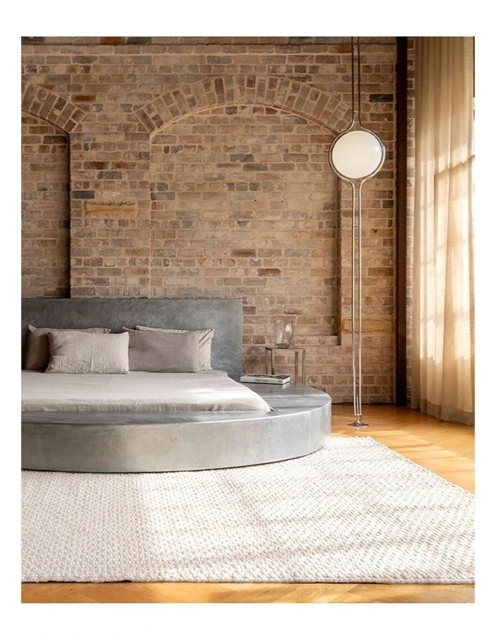 MISS AMARA BAMBI IVORY CHUNKY WOOL RUG image 6