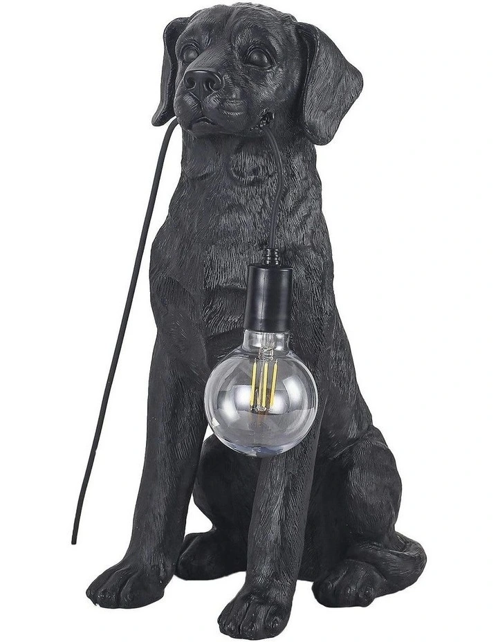 Golden Retriever LED Table Lamp Black image 4