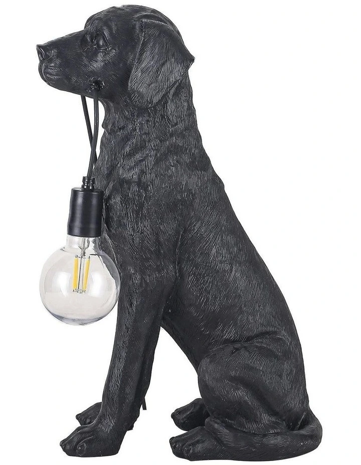 Golden Retriever LED Table Lamp Black image 5