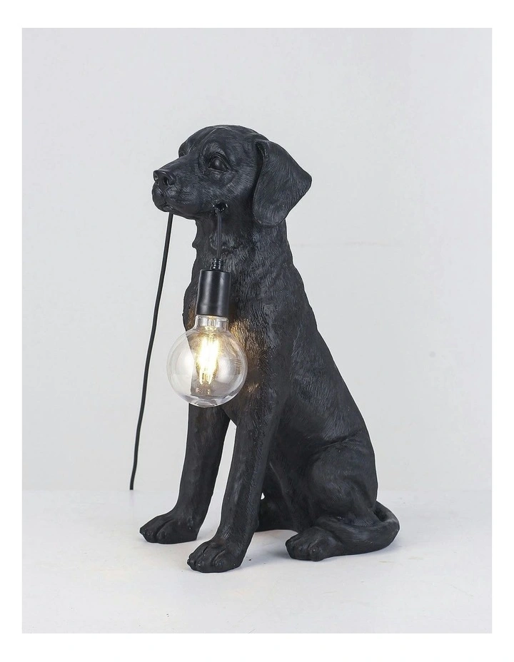 Golden Retriever LED Table Lamp Black image 6