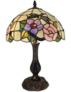 Crystal Dragonfly Tiffany Table Lamp Large