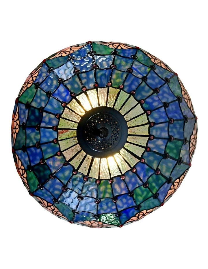 Mauve Tulip Tiffany Floor Lamp image 2