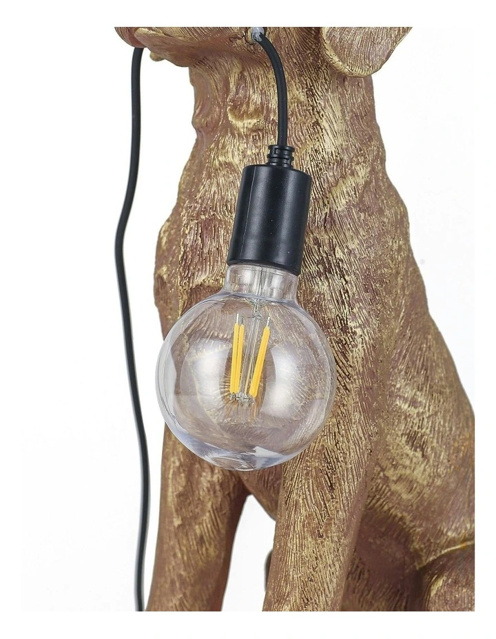 Golden Retriever LED Table Lamp Gold image 7