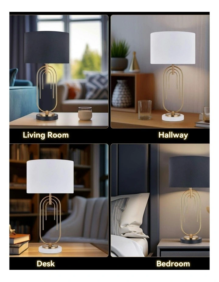 Fleur Table Lamp-Black image 3