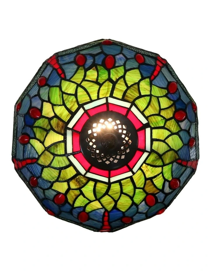 Dragonfly Tiffany Table Lamp - Blue image 7