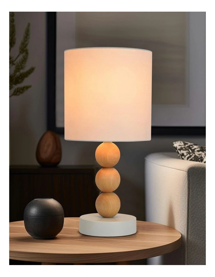 Cara Table Lamp White image 3