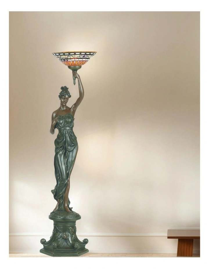Greek Goddess Left Art Deco Floor Lamp image 3