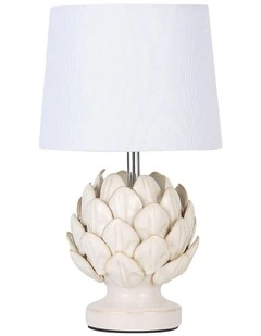 Tasha Artichoke Ceramic Table Lamp Set Of 2 Natural