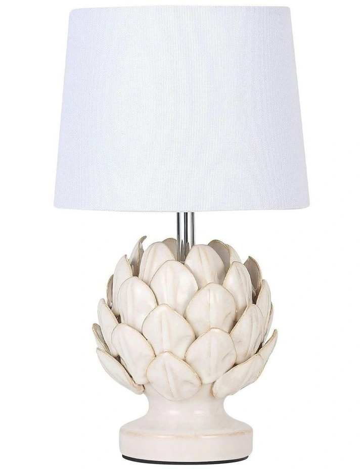 Tasha Artichoke Ceramic Table Lamp Set Of 2 Natural image 1