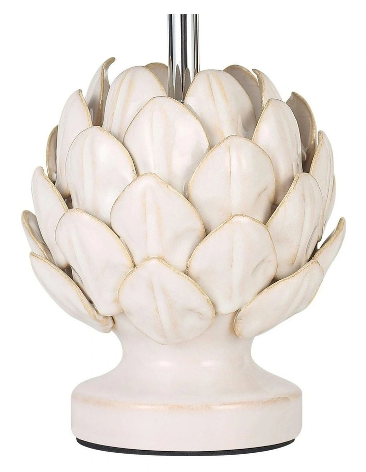 Tasha Artichoke Ceramic Table Lamp Set Of 2 Natural image 3