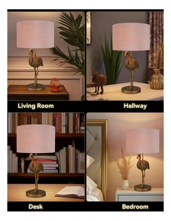 Flamingo Standing Table Lamp -Gold image 3