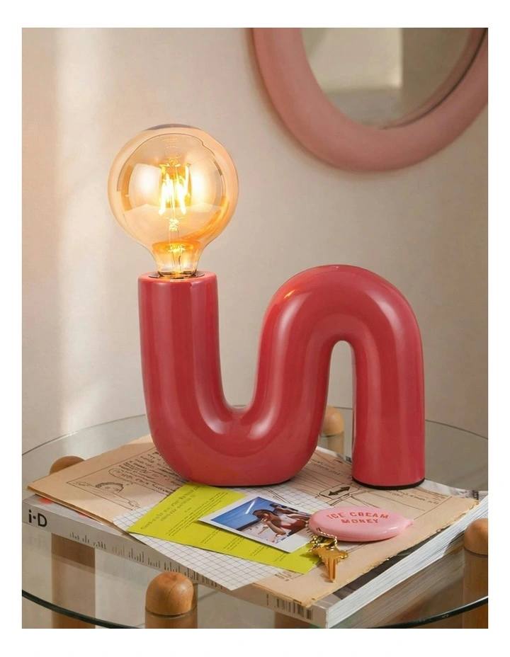 Millie Table Lamp Coral image 7