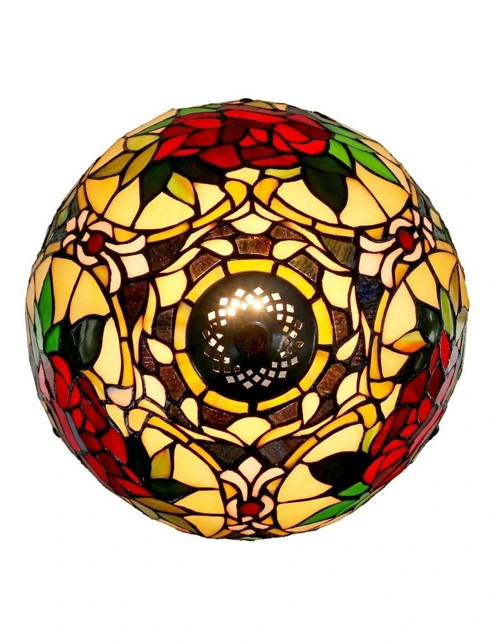 Small Camellia Tiffany Table Lamp image 3