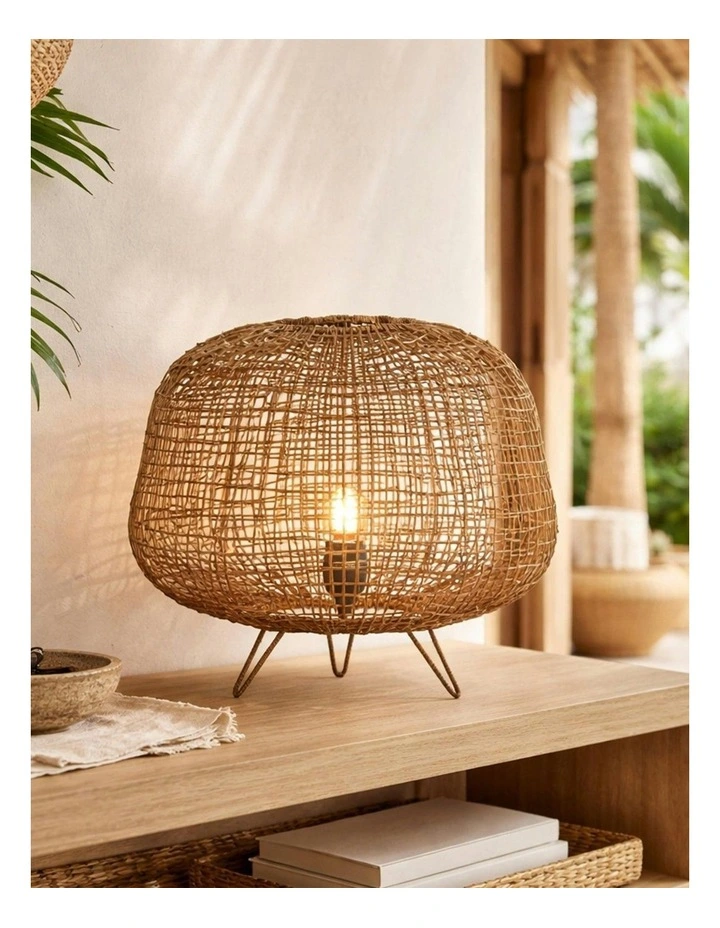 Nerina Rattan Table Lamp image 7