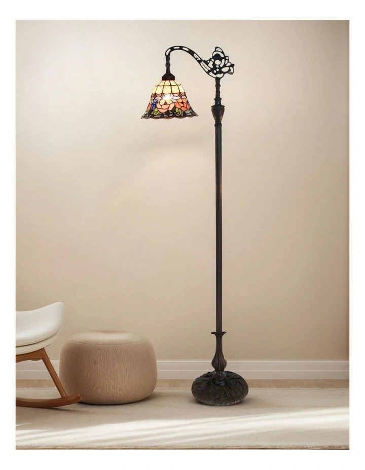 Chandell Edwardian Tiffany Floor Lamp image 3