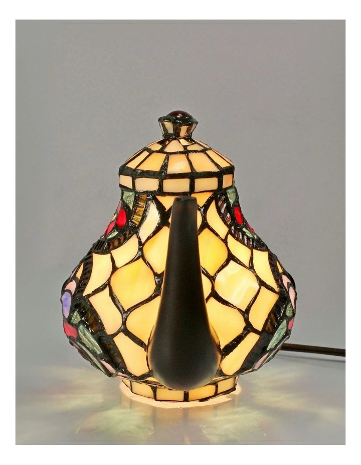 Alicia Teapot Tiffany Table Lamp image 2