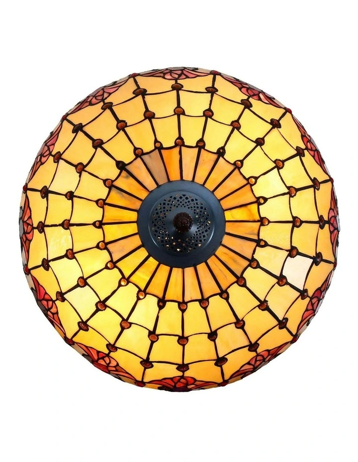 Red Tulip Floor Tiffany Floor Lamp Set image 2