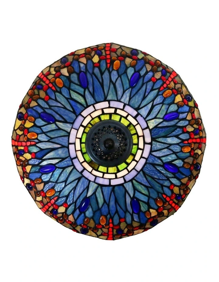 Dragonia Tiffany Table Lamp - Blue image 4