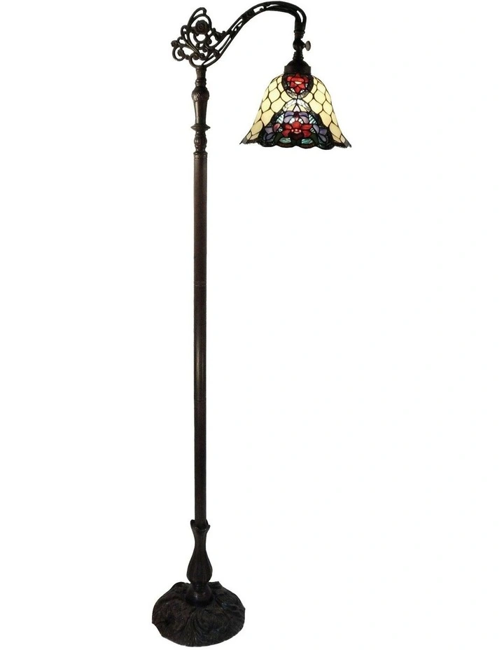 Alicia Edwardian Tiffany Floor Lamp image 1