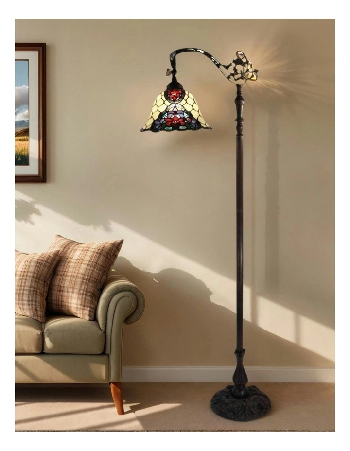 Alicia Edwardian Tiffany Floor Lamp image 3
