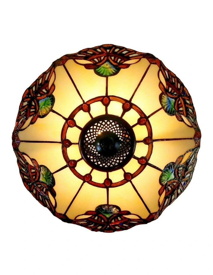 Benita Leadlight Tiffany Table Lamp - Beige image 6
