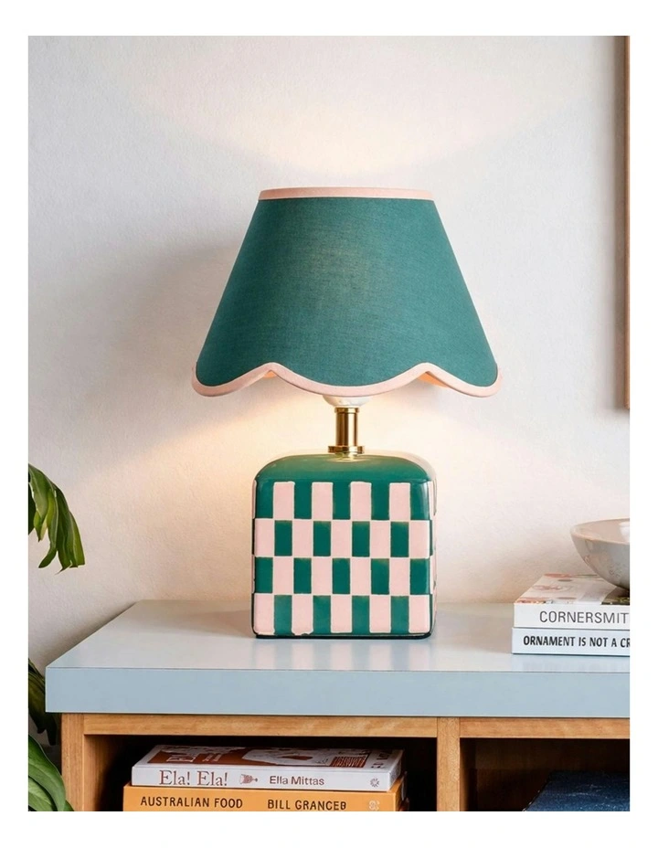Valentina Ceramic Table Lamp Green image 3