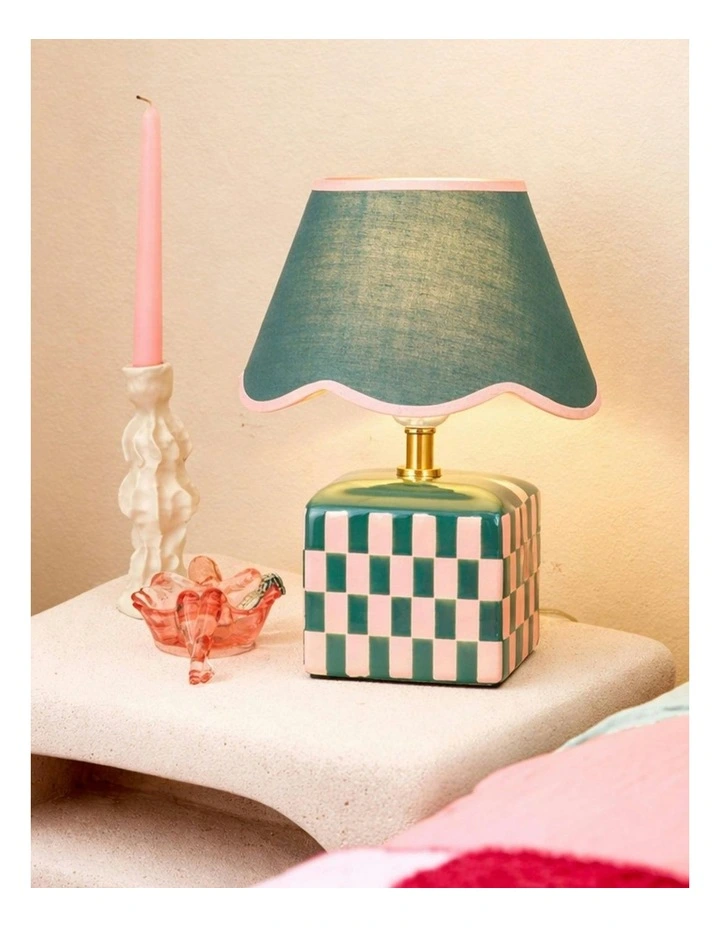 Valentina Ceramic Table Lamp Green image 4