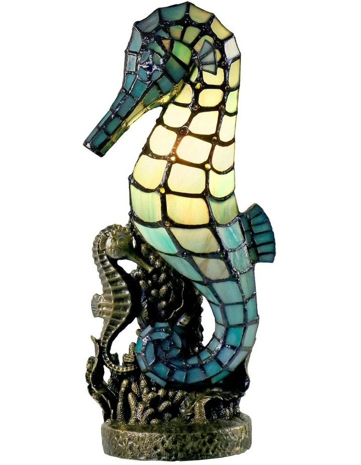 Seahorse Tiffany Table Lamp image 1