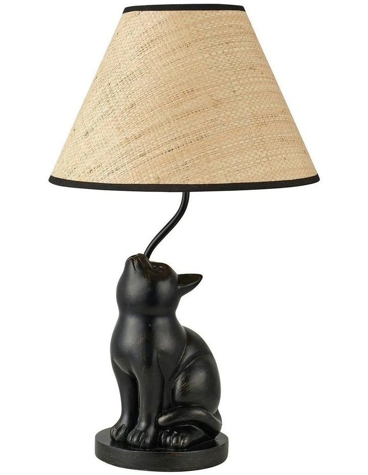 Upward-Looking Cat LED Table Lamp image 2