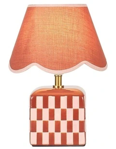Valentina Ceramic Table Lamp Coral