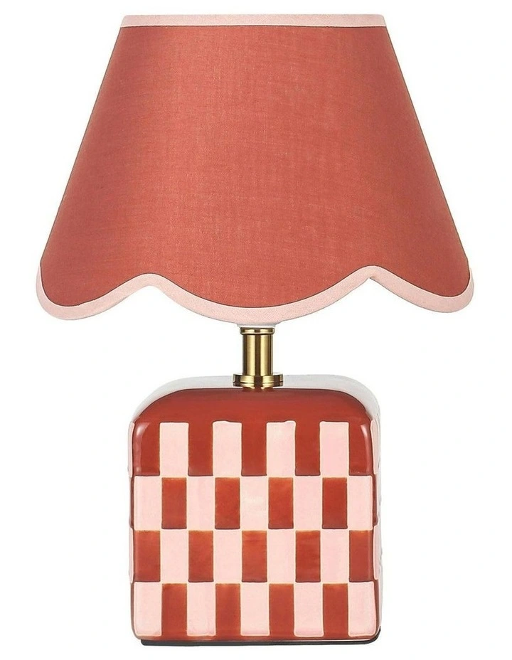 Valentina Ceramic Table Lamp Coral image 2