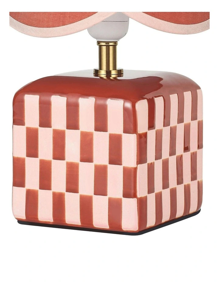 Valentina Ceramic Table Lamp Coral image 4