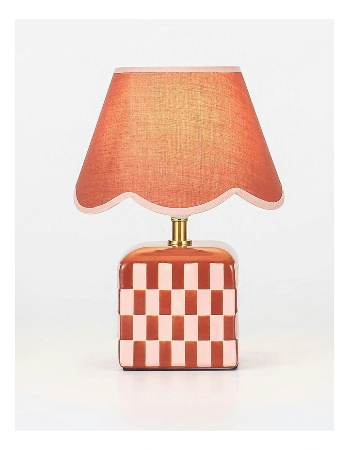 Valentina Ceramic Table Lamp Coral image 5